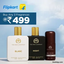 Buy any 3 Fragrances @ ₹499 | More Offer: DealsSpy.in