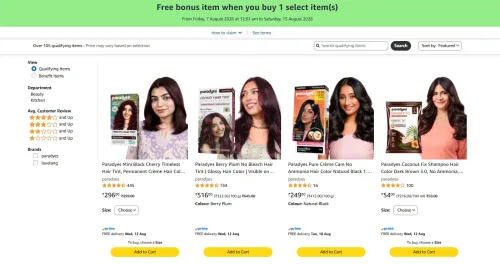 Image of Buy 1 Hair Colour Get 1 Benefit Item