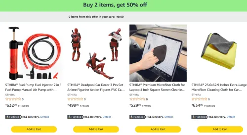 Image of Buy 2 Auto Accessories & Get Extra 50% OFF