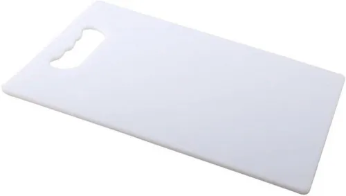 Image of BuyingCart Plastic Cutting Board – 8x13", White