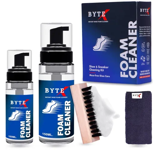 Image of BYTEX Shoe Cleaning Kit, White Sneaker Cleaner 150 ML