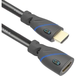 C&E CNE517827 HDMI Extension Cable Male to Female (Black)