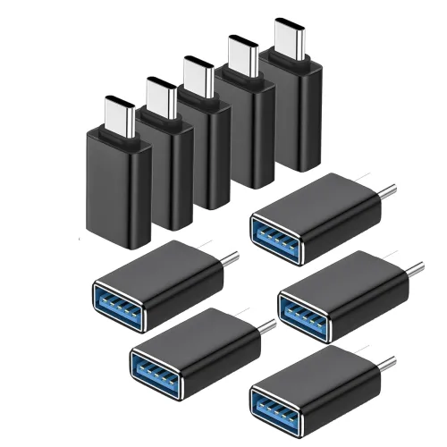 Image of C & E USB Type-C to USB-A OTG Adapter | 10-Pack