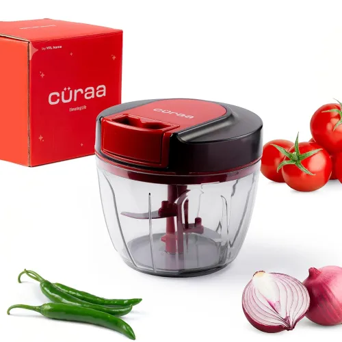 Image of CÜRAA ChopLab Lite Manual Vegetable Chopper for Kitchen Use