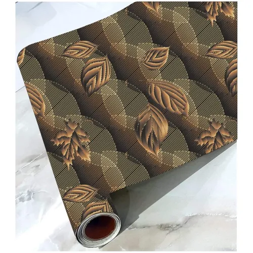 Image of CABANA HOMES Wall Stickers DIY Decal Leaves Wallpaper for Wall (45 x 125 cm, 2 Rolls) (12 sq. ft) Decorative Self Adhesi