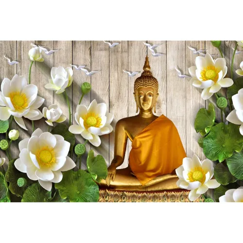 Image of CABANA HOMES Buddha Wall Stickers 