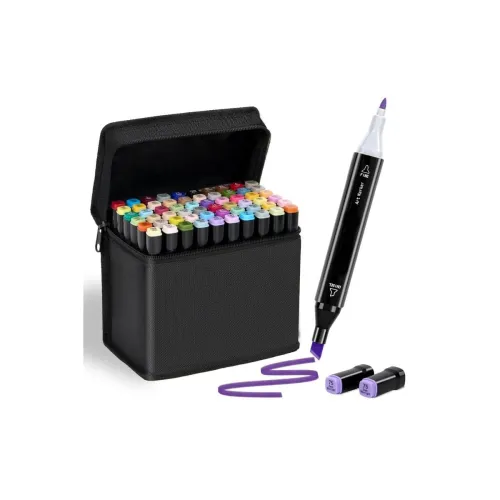 Image of Cable World Dual Tips 48 Colors Markers Set