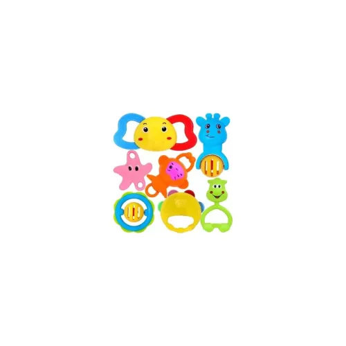 Image of Cable World Infant Colourful Plastic Set of 7 
