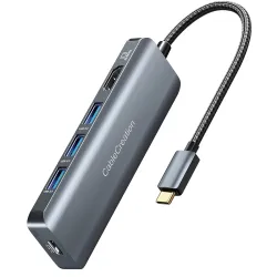 CableCreation 5-in-1 USB C Hubs 4K 60Hz, Dock USB C Hub Multiport Adapter to HDMI,