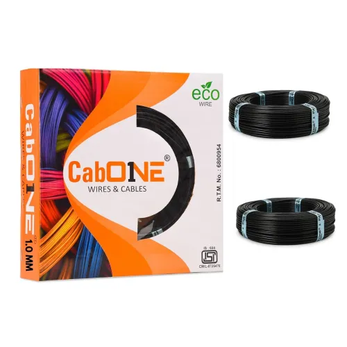 Image of CabONE 1.0 SQ.MM FR PVC Insulated Copper Electrical Wire (Pack of 2) 90 Meter