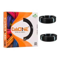 CabONE 1.0 SQ.MM FR PVC Insulated Copper Electrical Wire (Pack of 2) 90 Meter