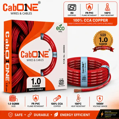 Image of CabONE Lite 1.0 Sqmm Copper Single Core Electrical Wire