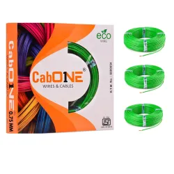 CabONE 0.75mm Electrical Wire - 90m (Pack of 3)