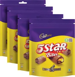 Cadbury 5 Star Chocolate Home Treat Bite (4 x 191.9 g)