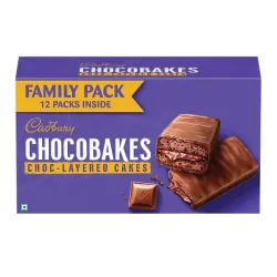 Cadbury Chocobakes ChocLayered Cakes, 228 g
