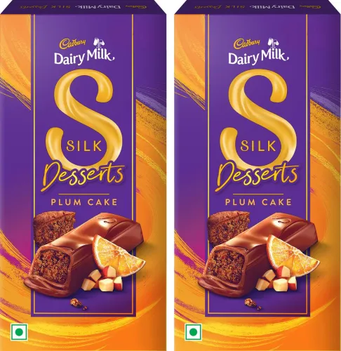 Image of Cadbury Dairy Milk Silk Desserts Cake Chocolate Bars 