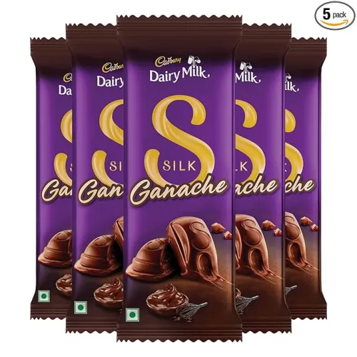 Image of Cadbury Dairy Milk Silk Ganache Chocolate Bars (Pack of 5)
