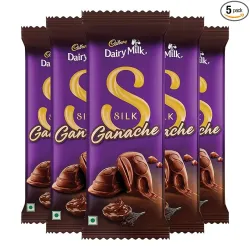 Cadbury Dairy Milk Silk Ganache Chocolate Bars (Pack of 5)