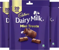 Cadbury Dairy Milk Mini Treats Chocolate Bars  (3 x 140 g)