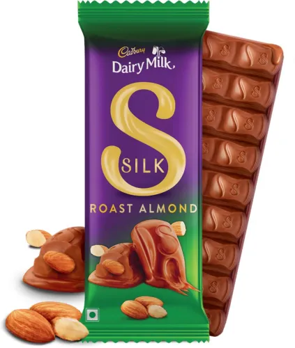 Image of Cadbury Dairy Milk Silk Roast Almond Chocolate Bars  (52 g)