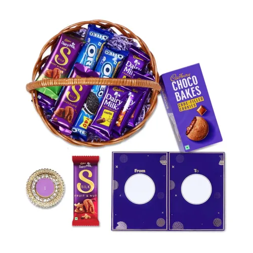 Image of Cadbury Diwali Treats Chocolate Gift Basket 