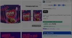 Cadbury Fuse Peanut (4 x 117 g)