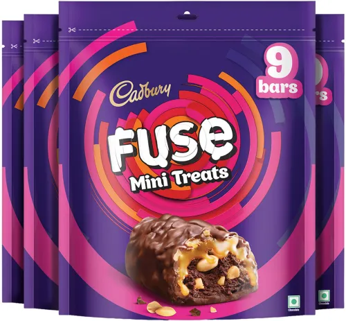 Image of Cadbury Fuse peanut caramel chocolate bites