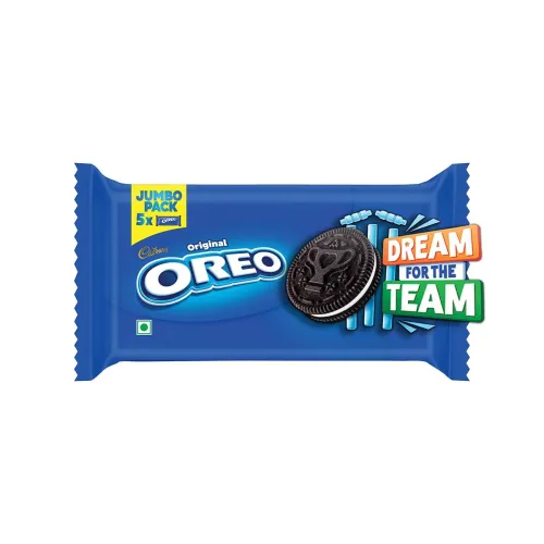 Image of Cadbury Oreo Vanilla Flavour Creme Sandwich Biscuit, 459.25 g