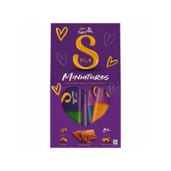 Cadbury Dairy Milk Silk Miniatures Premium Assorted Chocolate Gift pack, 240 g
