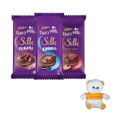 SFU E Com Cadbury Dairy Milk Silk Bubbly, Silk Oreo, Silk Fruit & nut Chocolates | Valentine Chocolates | Valentine Choc