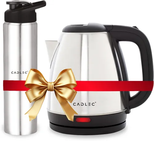 Image of CADLEC 1.5 L Kettle Combo Electric Kettle (1.5 L, Silver)