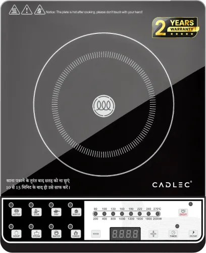 Image of Cadlec 2000 W Induction Cooktop Push Button 