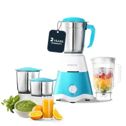 Cadlec BlendGenie 4 Jar 750 Watt Mixer Grinder Multi-Function for Juicing & Blending