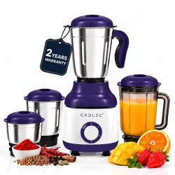 CADLEC MixCraft 750W Mixer Grinder with 4 Jars | Multi-Purpose Mixer