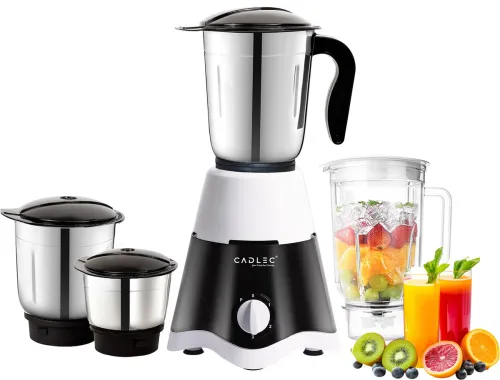Image of Cadlec MixGenie 750 W Juicer Mixer Grinder (MixGenie | 4 Jars | Black)