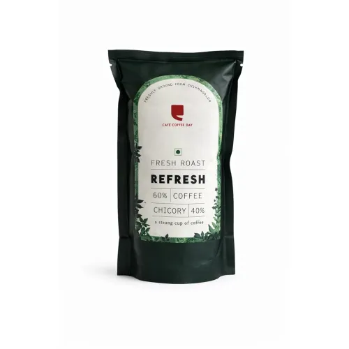 Image of Cafe Coffee Day - Refresh 200 Gms | Filter 60% Coffee & 40% Chicory, Medium To Dark Roast | South Indian Filter | Freshl