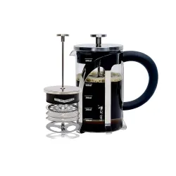 Cafe JEI French Press Coffee and Tea Maker (Borosilicate Glass, Steel, 600ml)