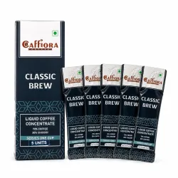 Caffiora Instant Black Coffee Sachets | Liquid Coffee Concentrate | 5 x 20ml
