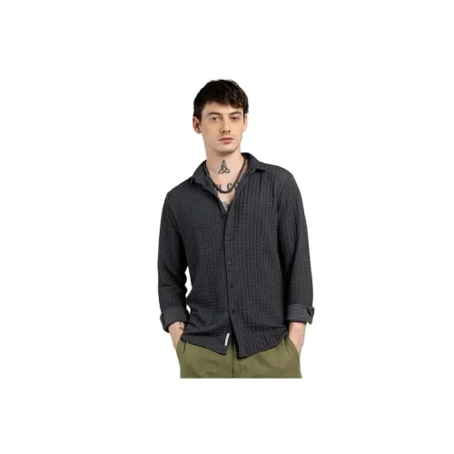 Image of CAHOOT Men'sTartan Plaid Shirt for Casual Wear | Spread Collar | Long Sleeve | Button Closure | Shirt Crafted with Comfo