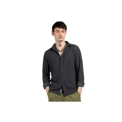 CAHOOT Men'sTartan Plaid Shirt for Casual Wear | Spread Collar | Long Sleeve | Button Closure | Shirt Crafted with Comfort Fit for Everyday Wear