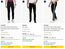 CAHOOT Mens Jeans at minimum 80% Discount
