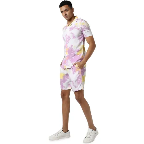 Image of CAHOOT Men's Regular Fit Co-Ords Set For Casual Wear | Cotton Blend Fabric