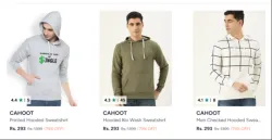 CAHOOT Sweatshirts For Men at minimum 79% Discount