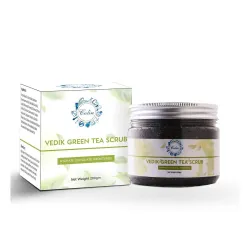 Calin Vedik Green Tea Body Scrub, 200 ml