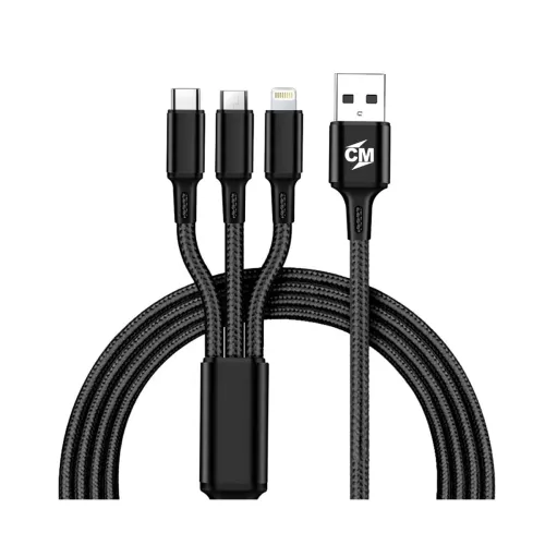Image of CALL MATE 3-in-1 Fast Charging Cable