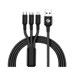 CALL MATE 3-in-1 Fast Charging Cable