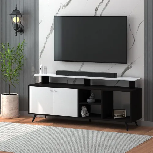Image of Callas Engineered Wood TV Entertainment Unit for Living Room