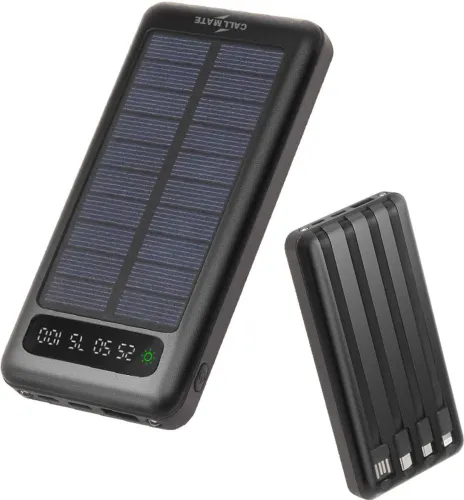 Image of Callmate 10000 mAh 15 W Power Bank (Black, Lithium Polymer, Fast Charging for Mobile)