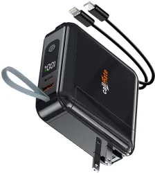 Callmate 10000 mAh 23 W Compact Power Bank (Black, Lithium-ion, Fast Charging, Power Delivery 3.0, Quick Charge 3.0 for 