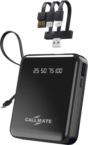 Image of Callmate 10000mAh Power Bank (Black)